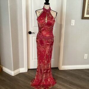 Jouani Formal Women Dress, Size 8, Color Multi Colored